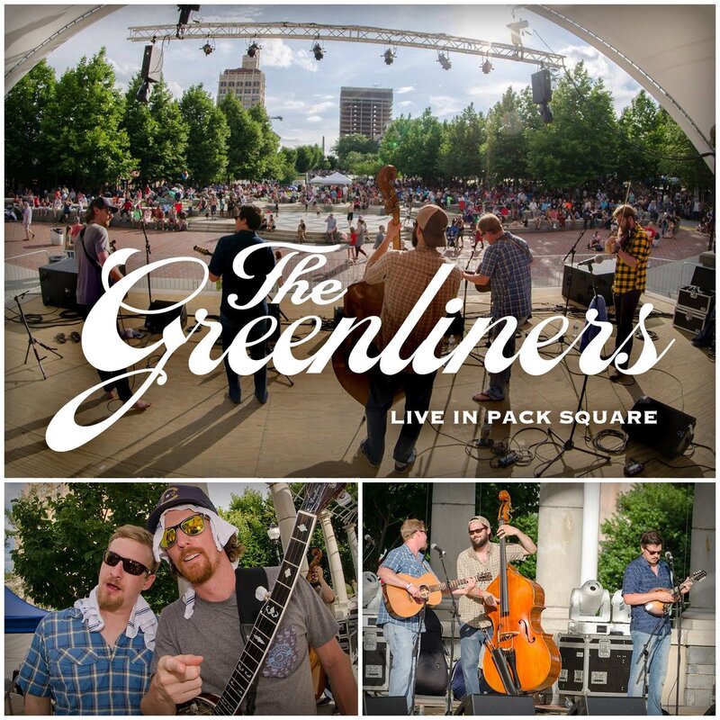 The Greenliners - "Live in Pack Square" (2018) Bluegrass